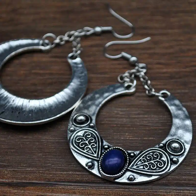 LOVBEAFAS 2018 Fashion Boho Big Drop Earrings For Women Jewelry Brinco Carved Vintage Tibetan Silver Bohemian Long Earrings 14