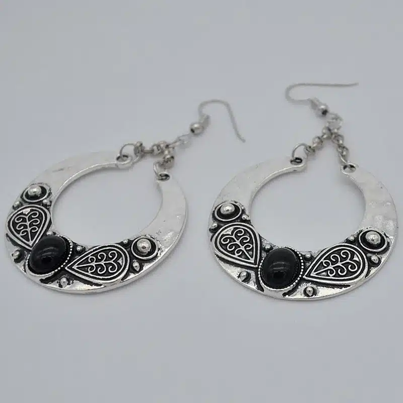 LOVBEAFAS 2018 Fashion Boho Big Drop Earrings For Women Jewelry Brinco Carved Vintage Tibetan Silver Bohemian Long Earrings 17