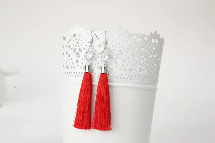 2016 Fashion Vintage Water Drop Rhinestone Lady's Long Tassel Earrings For Women Brincos Pendientes For Party ED153 19