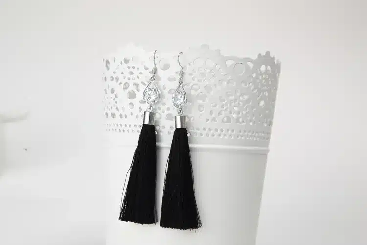 2016 Fashion Vintage Water Drop Rhinestone Lady's Long Tassel Earrings For Women Brincos Pendientes For Party ED153 20