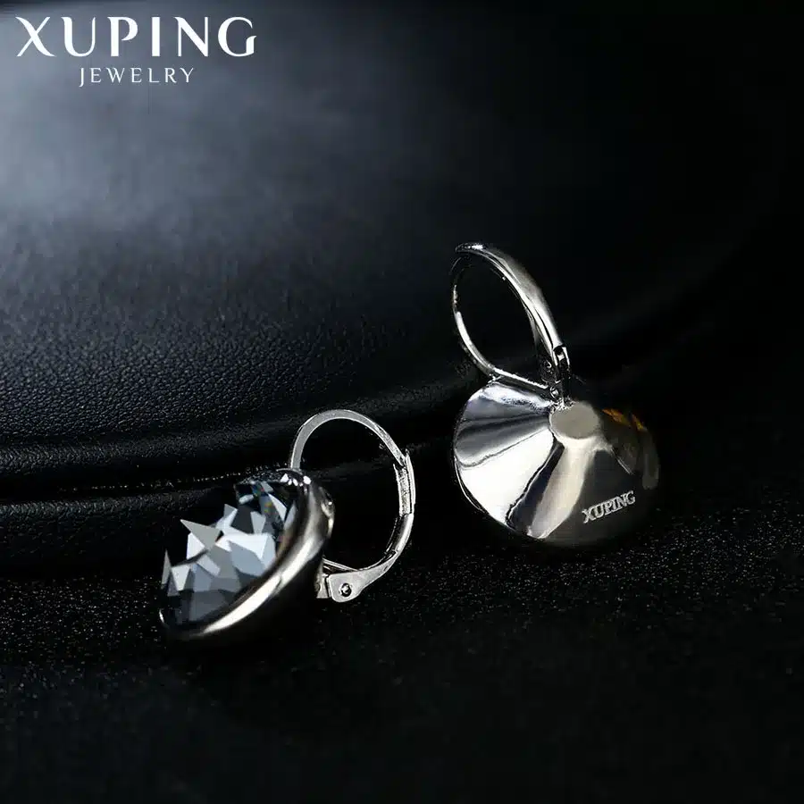 11.11 Deals Xuping Fashion Top Sale Crystals from Swarovski Colorful Earrings With Color Plated Charm for Women Gift XE2189 16