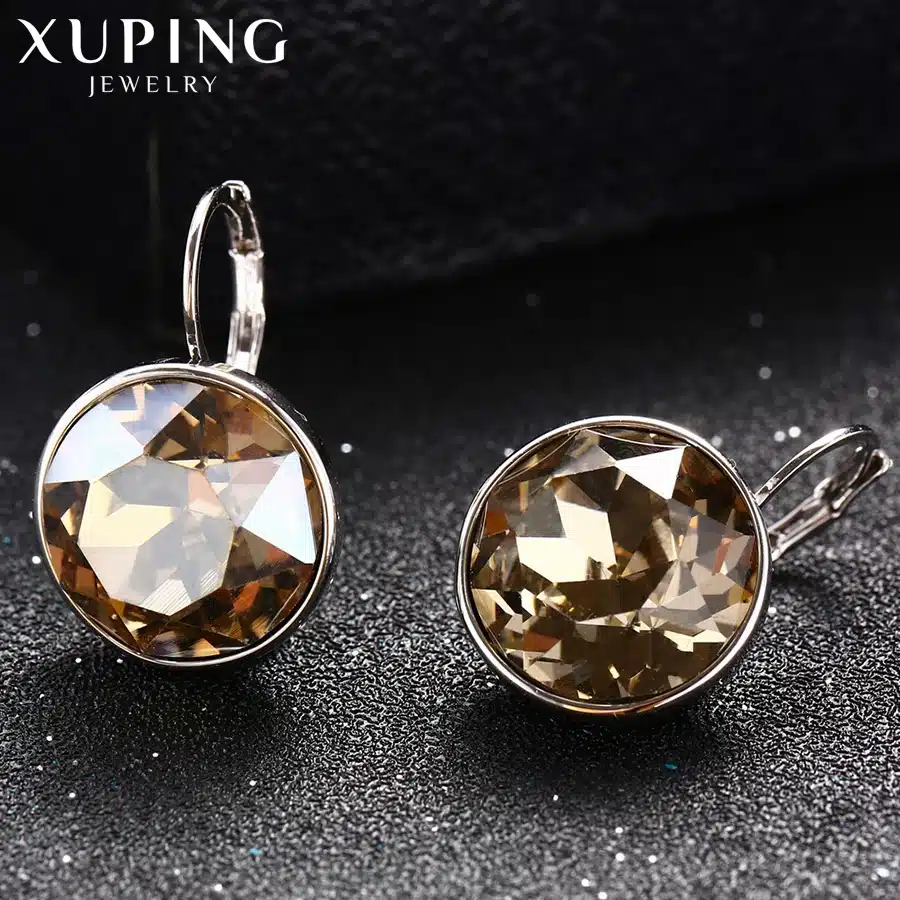 11.11 Deals Xuping Fashion Top Sale Crystals from Swarovski Colorful Earrings With Color Plated Charm for Women Gift XE2189 18