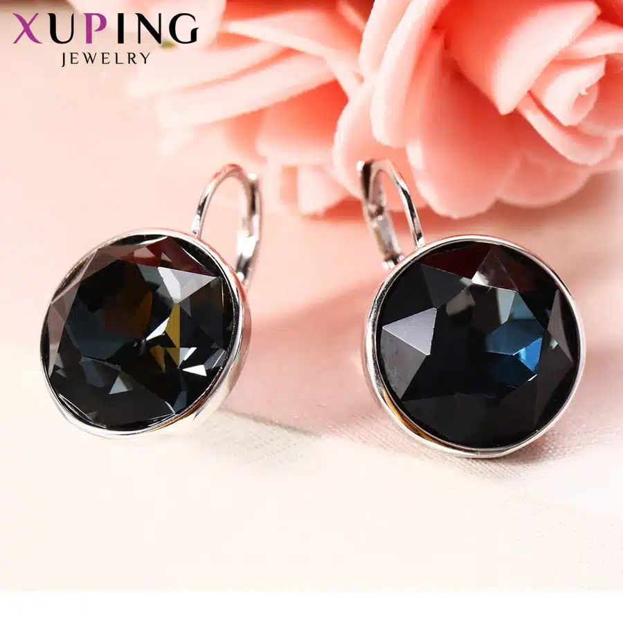 11.11 Deals Xuping Fashion Top Sale Crystals from Swarovski Colorful Earrings With Color Plated Charm for Women Gift XE2189 22