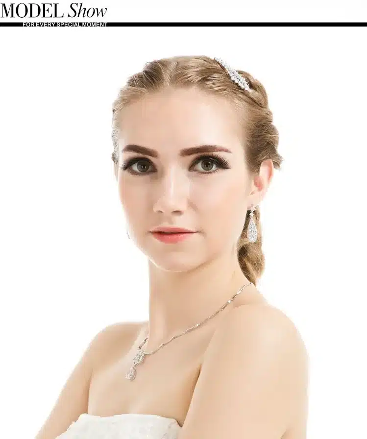 LUOTEEMI Brand Hot Selling Luxury Drop Earrings Withe Stones for Women AAA Cubic Zircon Wedding Bridal Dinner Brincos Jewelry 29