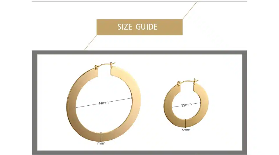 Enfashion Vintage Large Hoop Earrings Matte Gold color Earings Stainless Steel Circle Earrings For Women Jewelry oorbellen 13
