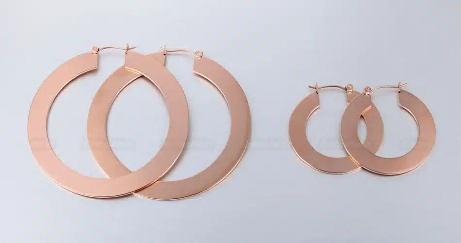 Enfashion Vintage Large Hoop Earrings Matte Gold color Earings Stainless Steel Circle Earrings For Women Jewelry oorbellen 18