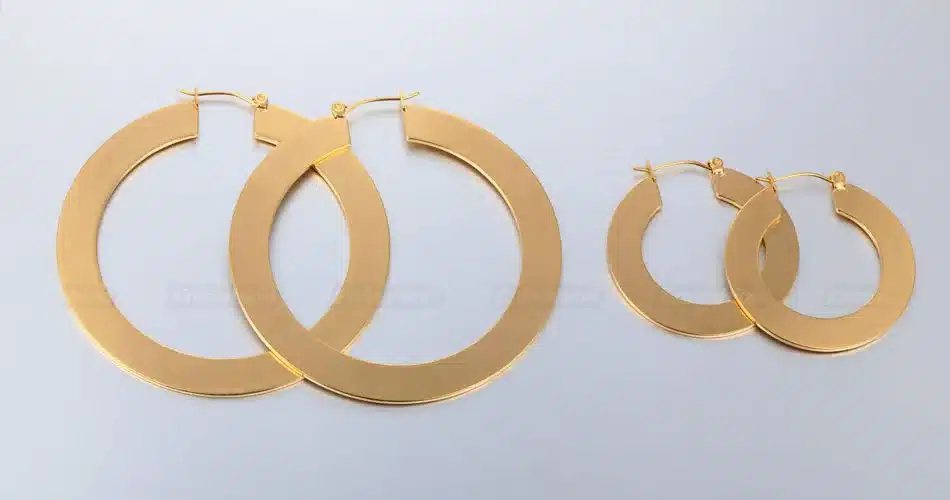 Enfashion Vintage Large Hoop Earrings Matte Gold color Earings Stainless Steel Circle Earrings For Women Jewelry oorbellen 19