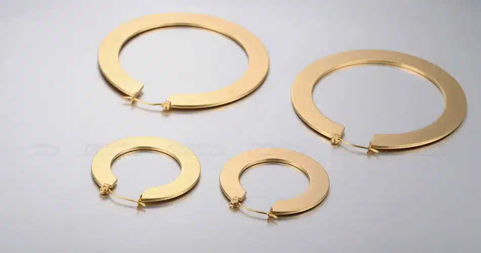 Enfashion Vintage Large Hoop Earrings Matte Gold color Earings Stainless Steel Circle Earrings For Women Jewelry oorbellen 21