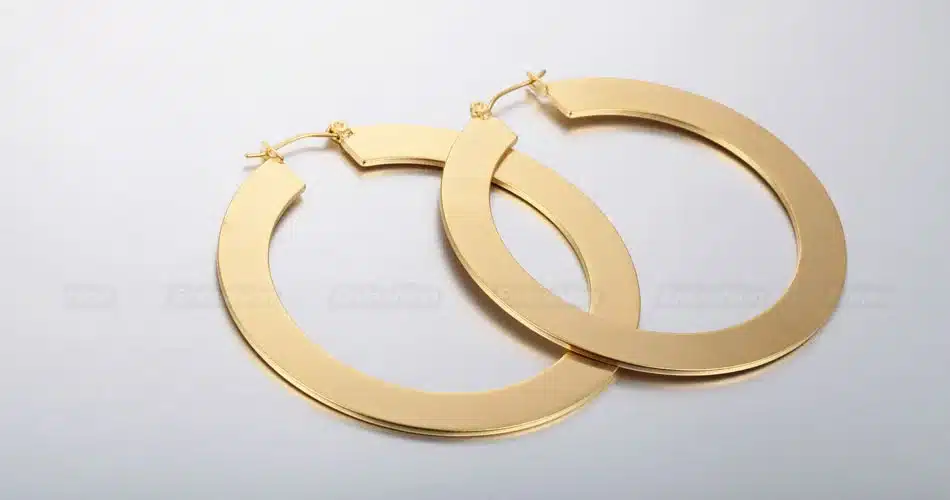 Enfashion Vintage Large Hoop Earrings Matte Gold color Earings Stainless Steel Circle Earrings For Women Jewelry oorbellen 23
