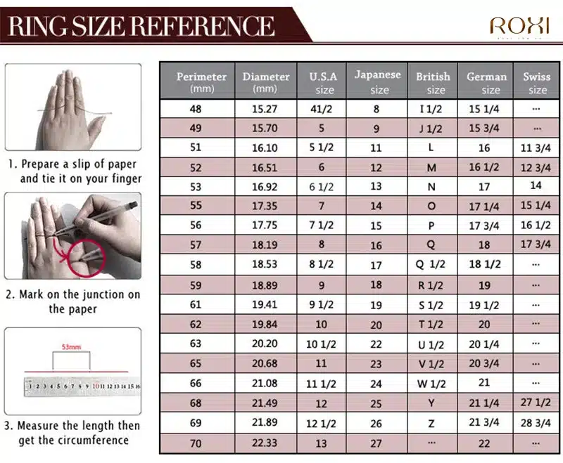 2017 ROXI Brand Anillos Fashion Jewelry Rings for Women White Rose Gold Color Zirconia Environmental Rhinestone Wedding Rings 24