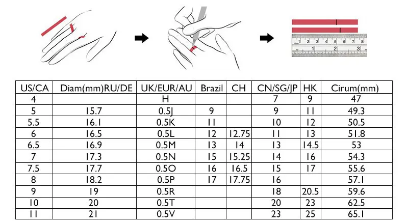 USTAR Crystals Engagement Rings for women with AAA Cubic Zirconia Rose Gold color finger wedding ring female Anel Jewelry bijoux 38