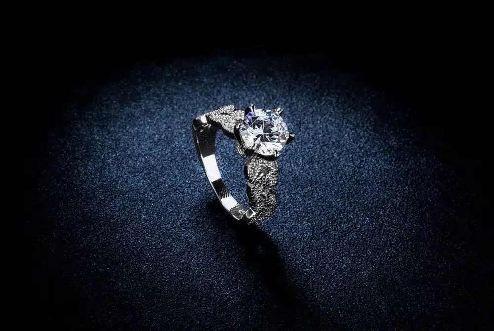 1.5 carat AAA zircon jewelry wedding engagement rings for women vintage 925 sterling silver anel crystal bague leaves DD097 14