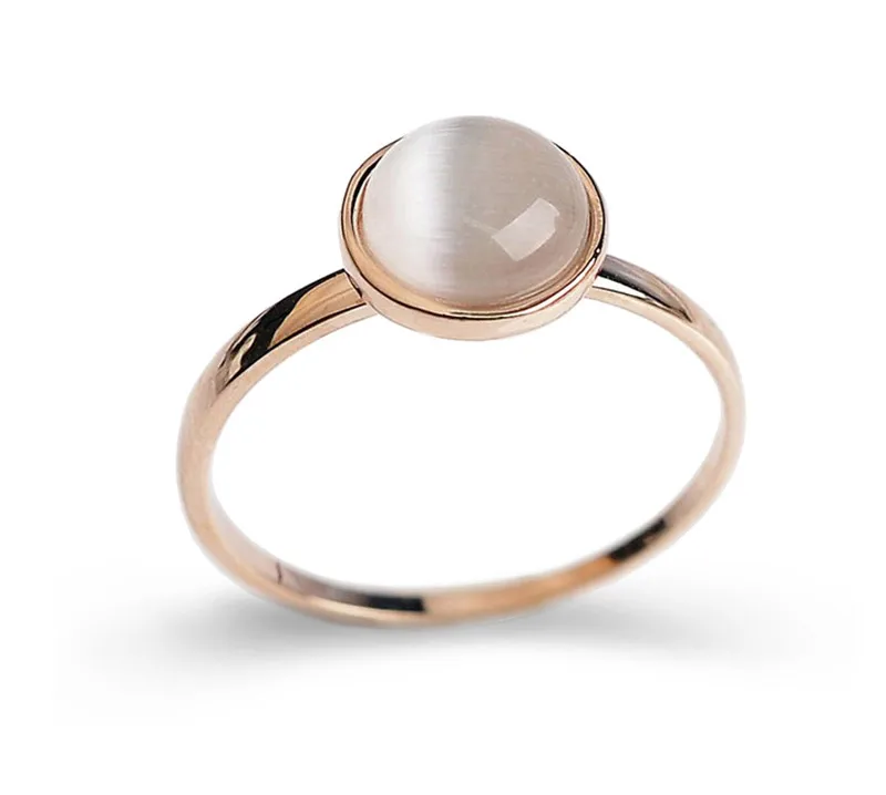 USTAR White stone Wedding Rings for women Jewelry Rose Gold color engagement Rings female Anel bijoux party gift top quality 29