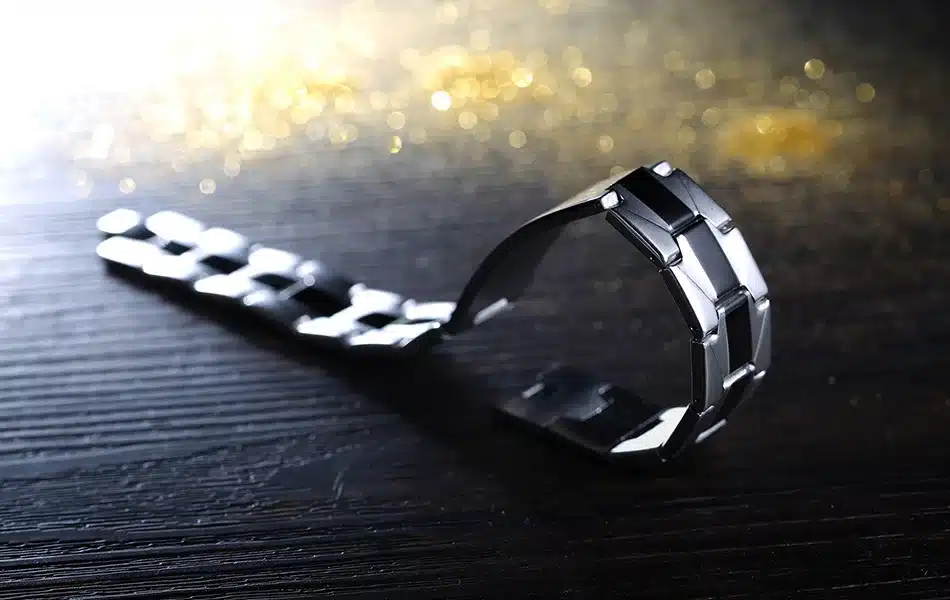 KISS MANDY Cross Pattern Stainless Steel Bracelet in Black Color Scripture Religious Wristband Bracelet Fashion Accessories FB57 23