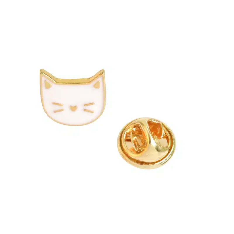 10 pcs/set Fashion Brooch Pins Button Cat kitten Lemon Leaves Potted plants Watermelon Popsicles Sunglasses Badge Summer Jewelry 21