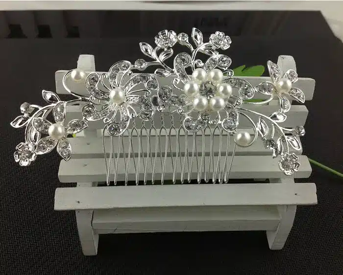 Wedding Bridal Pearl Hair Pins Flower Crystal Hair Clips Bridesmaid Jewelry Wedding Bridal Accessories Hair Jewelry 20