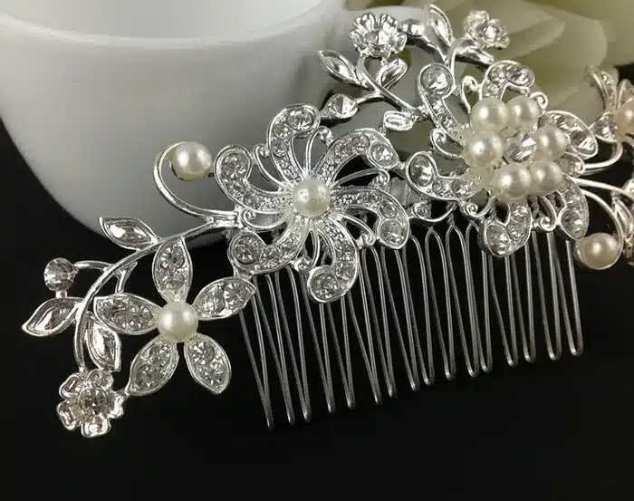 Wedding Bridal Pearl Hair Pins Flower Crystal Hair Clips Bridesmaid Jewelry Wedding Bridal Accessories Hair Jewelry 22