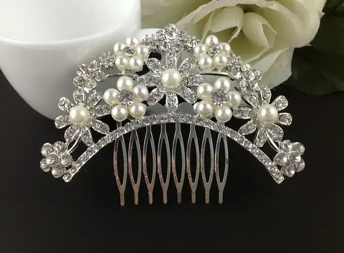 Wedding Bridal Pearl Hair Pins Flower Crystal Hair Clips Bridesmaid Jewelry Wedding Bridal Accessories Hair Jewelry 26