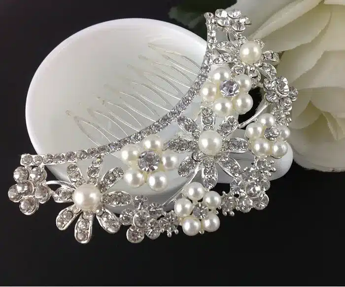 Wedding Bridal Pearl Hair Pins Flower Crystal Hair Clips Bridesmaid Jewelry Wedding Bridal Accessories Hair Jewelry 27