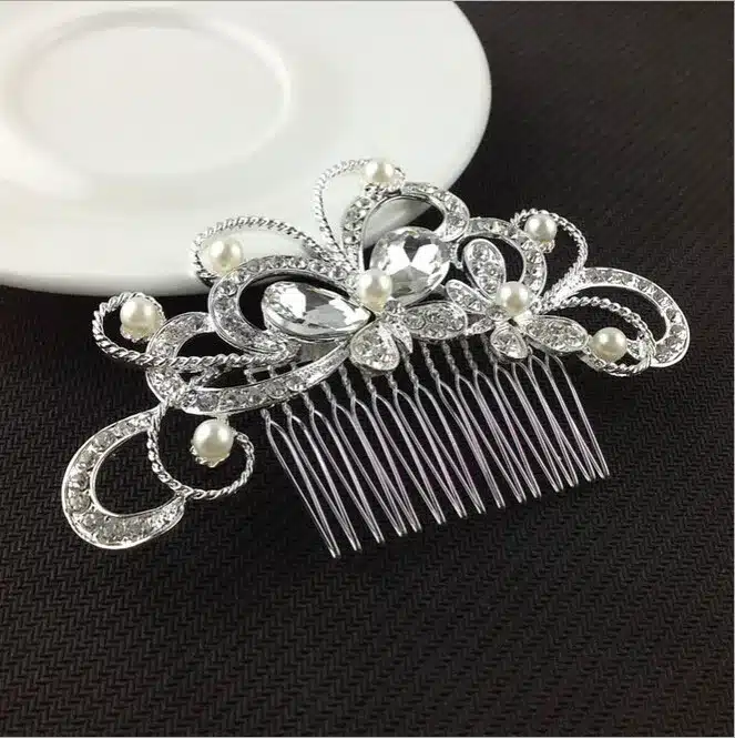 Wedding Bridal Pearl Hair Pins Flower Crystal Hair Clips Bridesmaid Jewelry Wedding Bridal Accessories Hair Jewelry 37