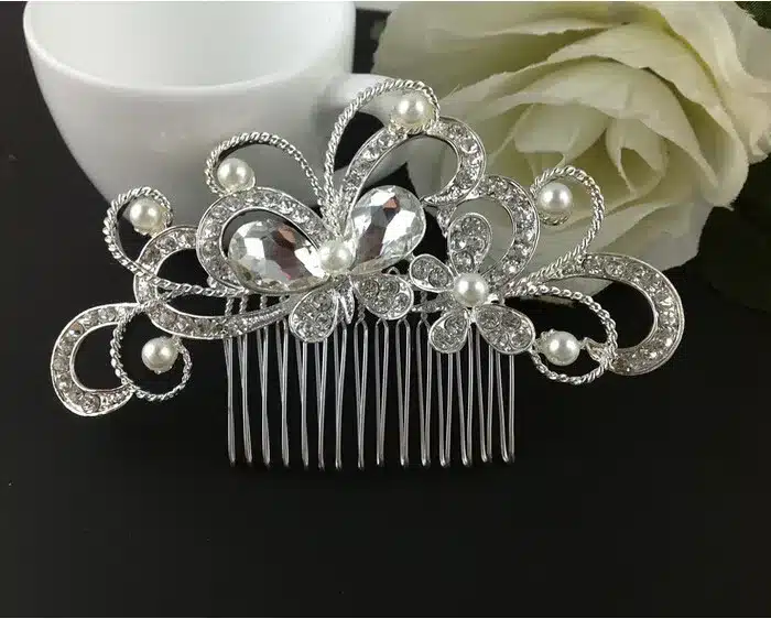 Wedding Bridal Pearl Hair Pins Flower Crystal Hair Clips Bridesmaid Jewelry Wedding Bridal Accessories Hair Jewelry 39