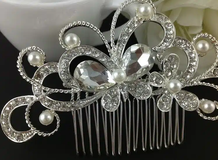 Wedding Bridal Pearl Hair Pins Flower Crystal Hair Clips Bridesmaid Jewelry Wedding Bridal Accessories Hair Jewelry 40