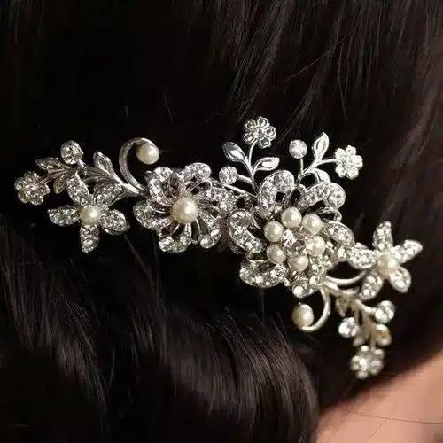 Wedding Bridal Pearl Hair Pins Flower Crystal Hair Clips Bridesmaid Jewelry Wedding Bridal Accessories Hair Jewelry 42