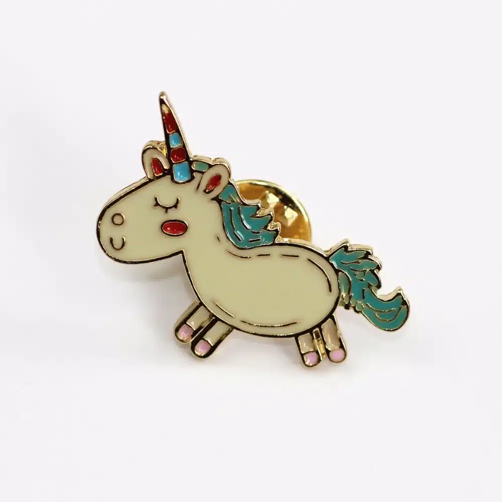 Timlee X223 New Cartoon Lovely Animals Unicorn Metal Brooch Pins Fashion Jewelry Wholesale 11