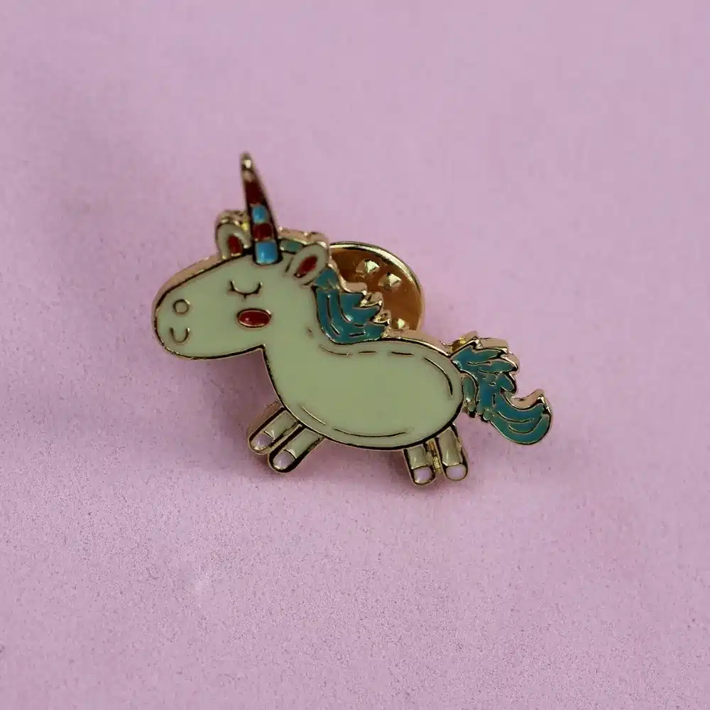 Timlee X223 New Cartoon Lovely Animals Unicorn Metal Brooch Pins Fashion Jewelry Wholesale 15