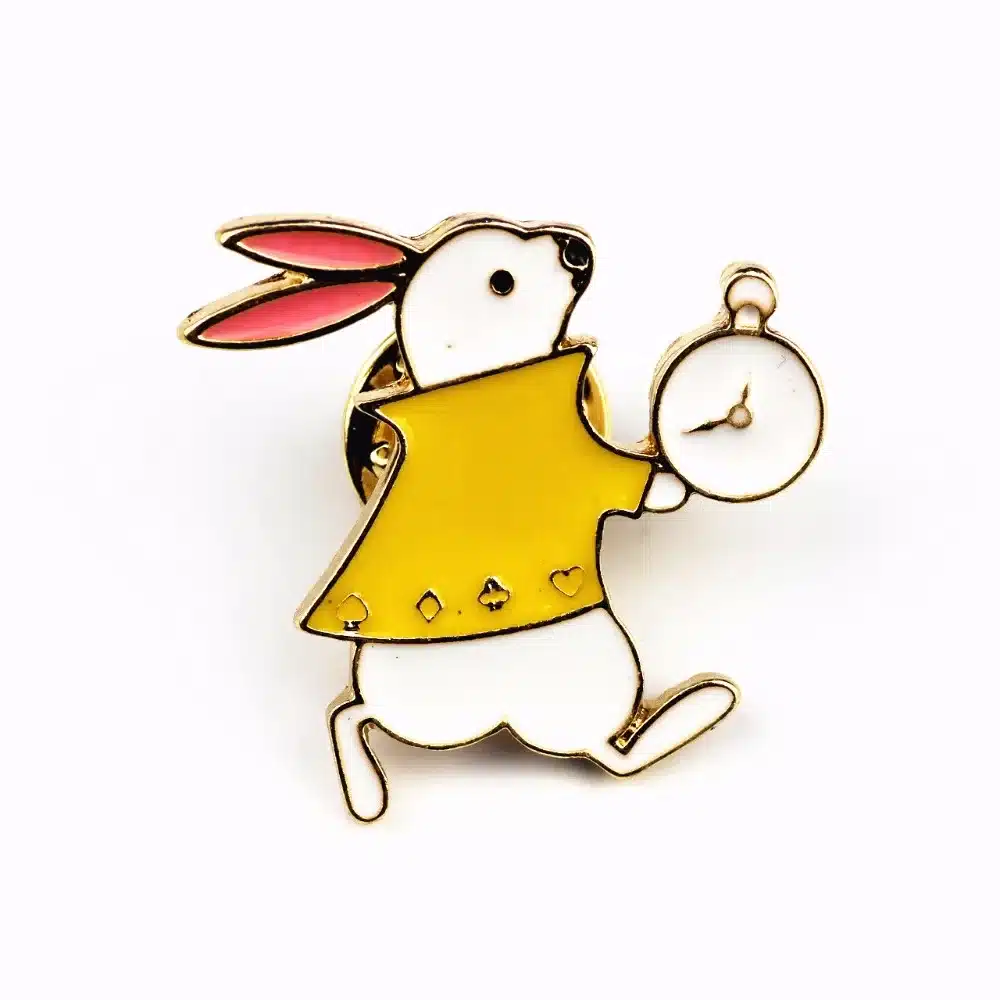 Timlee X227 Cartoon Cat Cute Wonderland Enamel Pins Alice Brooch Crown Metal Brooch Pins Gift Wholesale 14