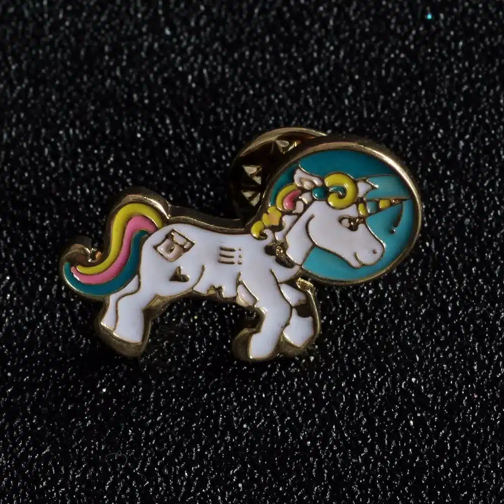 Timlee X303 Cute Van Gogh Heart Flag Tree Astronaut Rainbow Unicorn Pins Eyes Metal Brooch Pins, Fashion Jewelry Wholesale 18