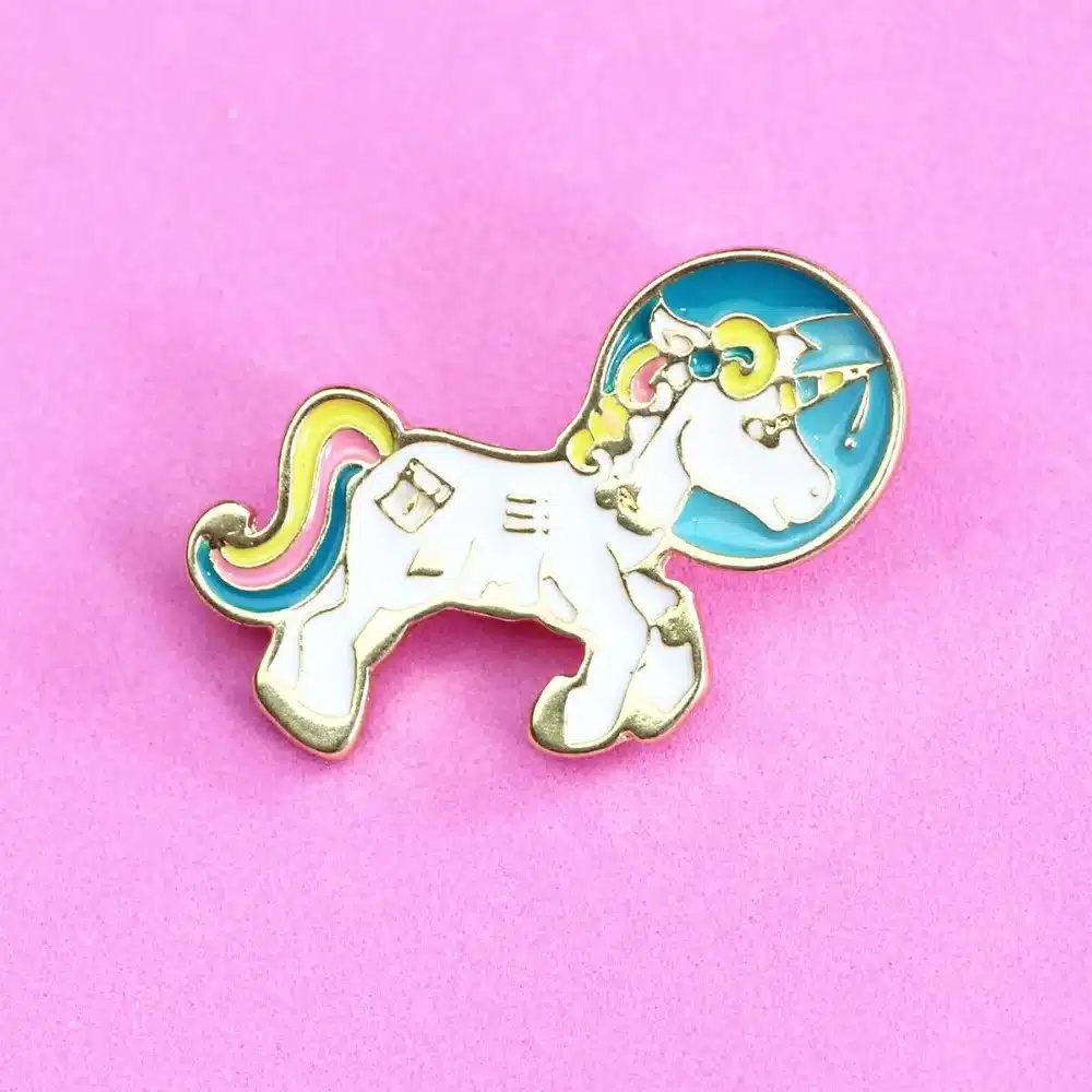 Timlee X303 Cute Van Gogh Heart Flag Tree Astronaut Rainbow Unicorn Pins Eyes Metal Brooch Pins, Fashion Jewelry Wholesale 31