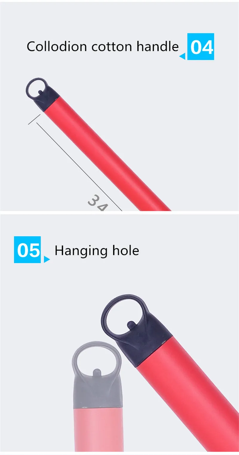 1.29m/0.77m Length Retractable Rods Adjustable Clothing Fork With Hanger Iron Pipe Clothesline Pole Pick Clothes Hanger 7