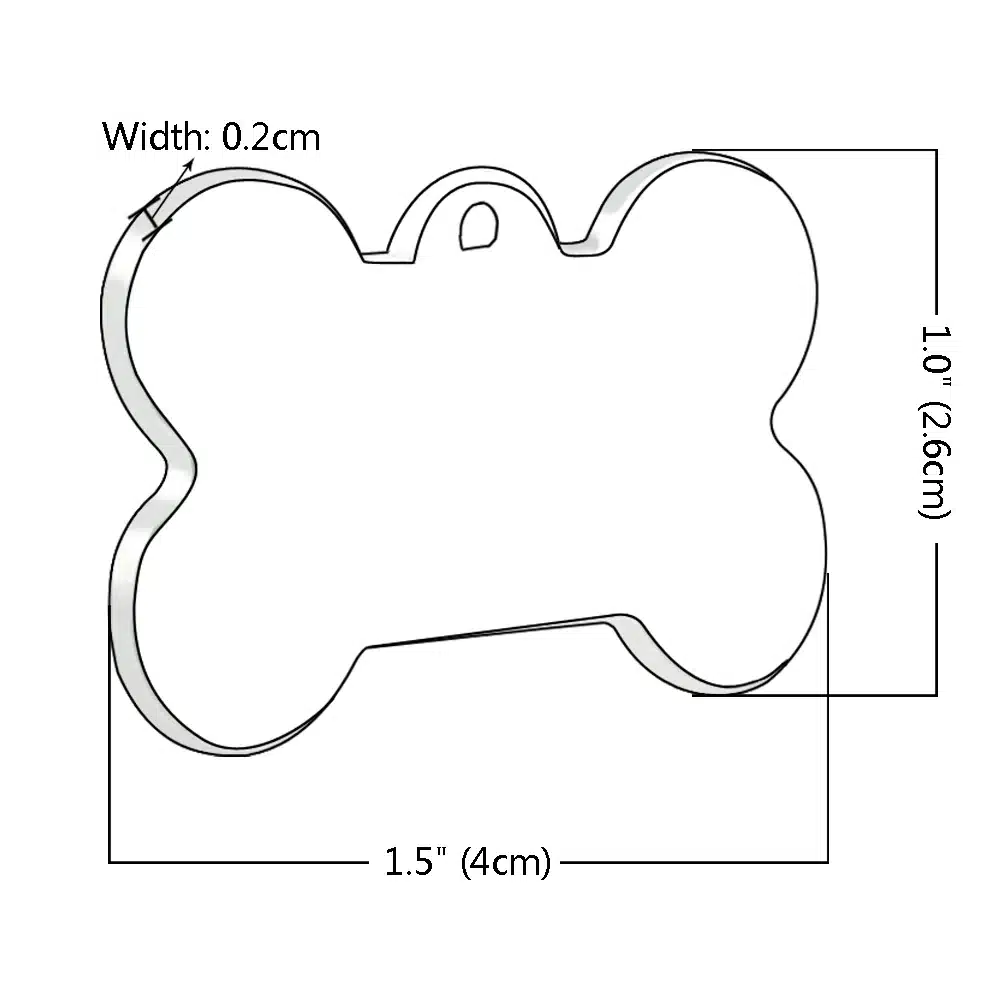 Engraved Pet Dog Tags Custom Cat ID Name Tags for Pets Personalized Paw Bone Shape FREE Gift S L 21