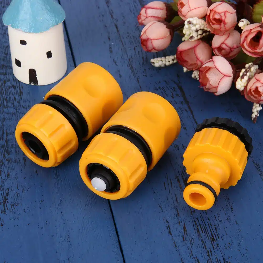 3Pcs Fast Coupling Adapter Drip Tape For Irrigation Hose Connector With 1/4 Internal Thread Joint Garden Tools 18