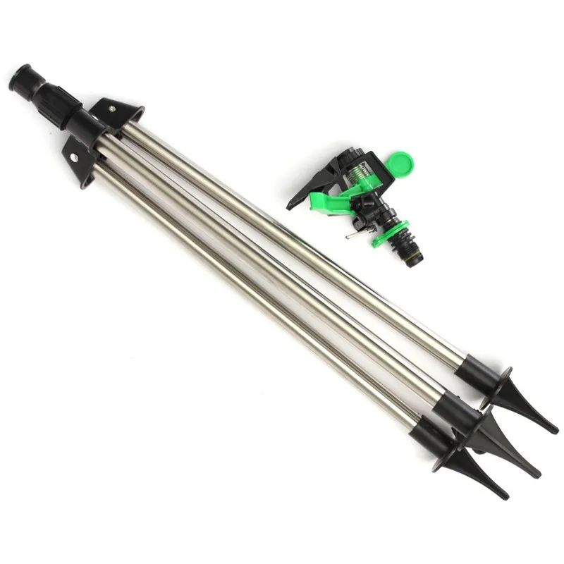 Tripod Impulse Sprinkler Pulsating Telescopic Watering Lawn Yard and Garden 8