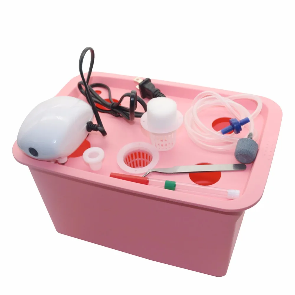 1 sets 220V/110V Plant Site Hydroponic Systems 6 Holes nursery pots Soilless cultivation plant seedling Grow Kit 3