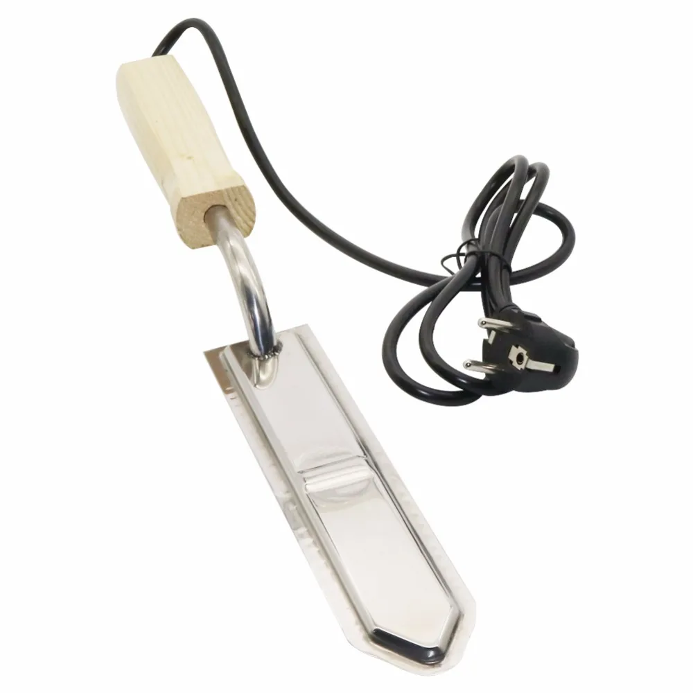 European Standard Plug 220V Electric Stainless Steel Extractor Uncapping Knife Cut Bee Hive Honey Scraper 3