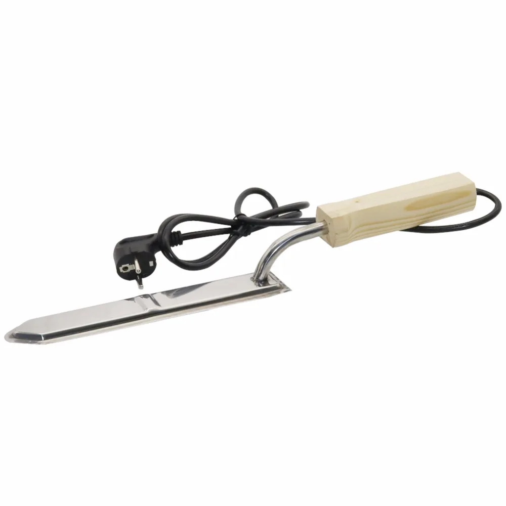 European Standard Plug 220V Electric Stainless Steel Extractor Uncapping Knife Cut Bee Hive Honey Scraper 8