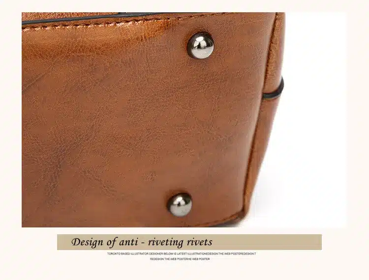 Women bag Oil wax Women's Leather Handbags Luxury Lady Hand Bags With Purse Pocket Women messenger bag Big Tote Sac Bolsos Mujer 38