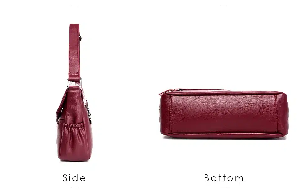 PHTESS New Female Messenger Bags Feminina Bolsa Leather Luxury Handbags Women Bags Designer 2017 Sac a Main Ladies Shoulder Bag 27