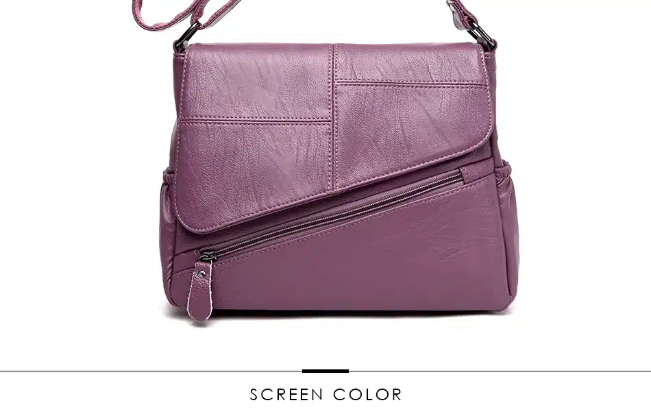 PHTESS New Female Messenger Bags Feminina Bolsa Leather Luxury Handbags Women Bags Designer 2017 Sac a Main Ladies Shoulder Bag 34