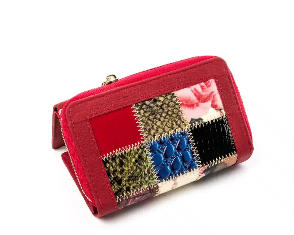 Women Luxury Brand Fashion Genuine Leather Patchwork Wallet Women Small Purse Female Short Design 16