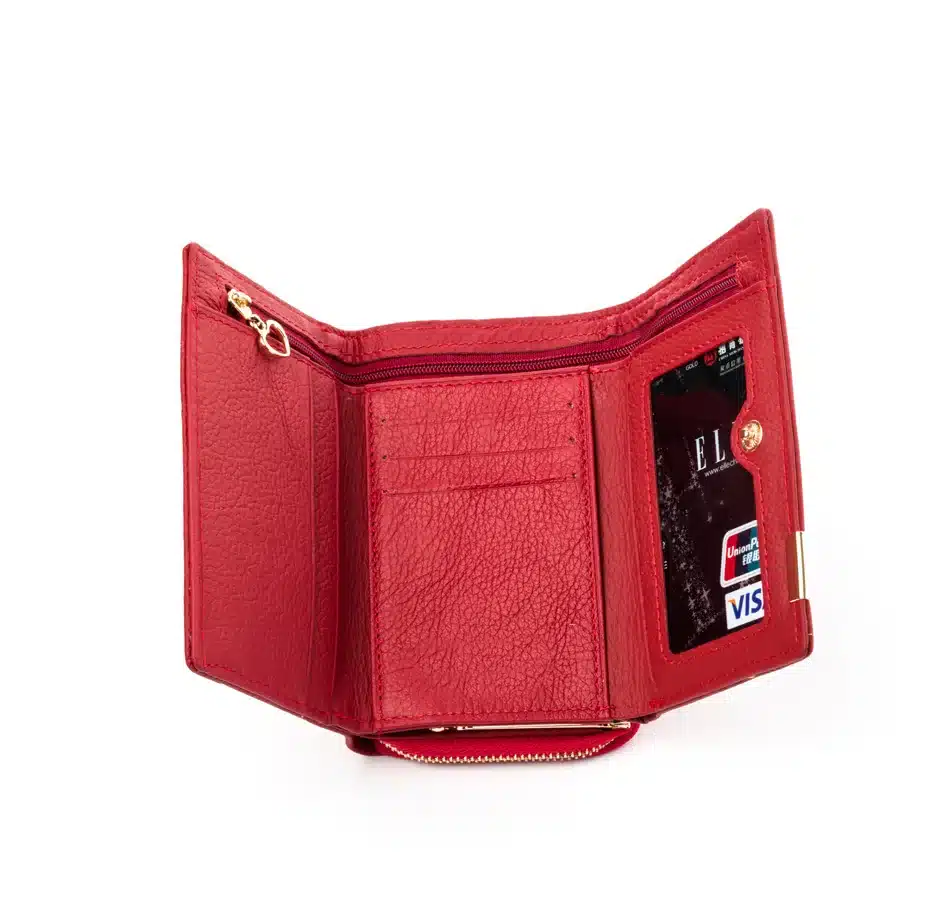 Women Luxury Brand Fashion Genuine Leather Patchwork Wallet Women Small Purse Female Short Design 17