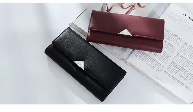 2018 Brand Lovely Leather Long Women Wallet Girls Change Clasp Purse Female Money Coin Card Holders Lady Clutch Wallets Carteras 13
