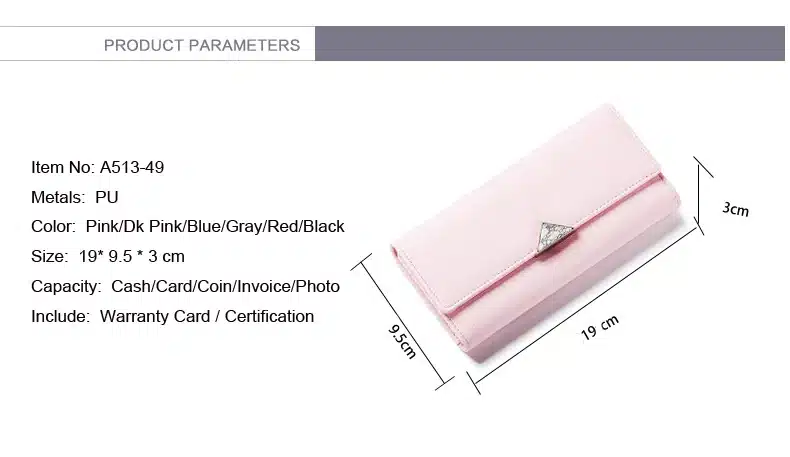 2018 Brand Lovely Leather Long Women Wallet Girls Change Clasp Purse Female Money Coin Card Holders Lady Clutch Wallets Carteras 15
