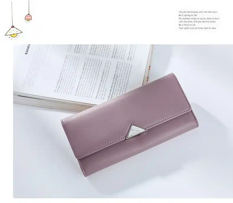 2018 Brand Lovely Leather Long Women Wallet Girls Change Clasp Purse Female Money Coin Card Holders Lady Clutch Wallets Carteras 21