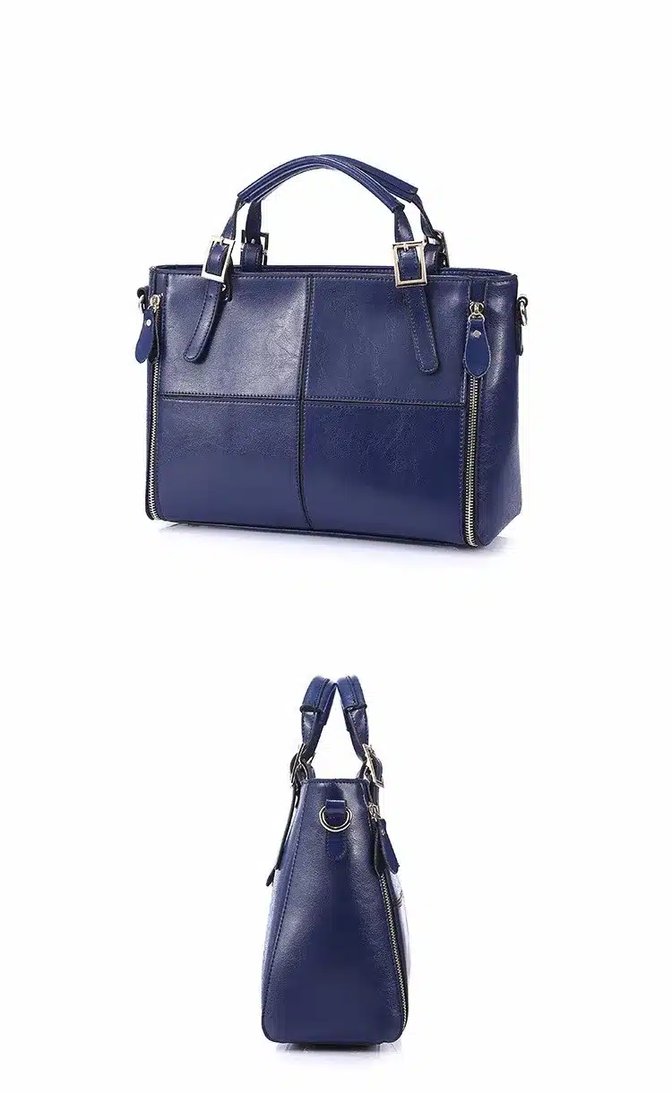 Fashion patchwork designer cattle split leather bags women handbag brand high quality ladies shoulder bags women bag WLHB974 15