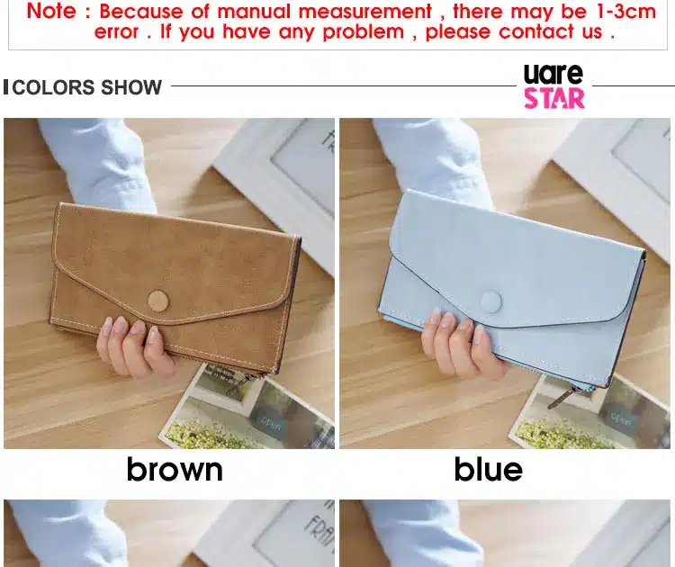 2017 matte leather women's wallet zipper bag vintage female wallet purse fashion card holder phone pocket long women wallet 13
