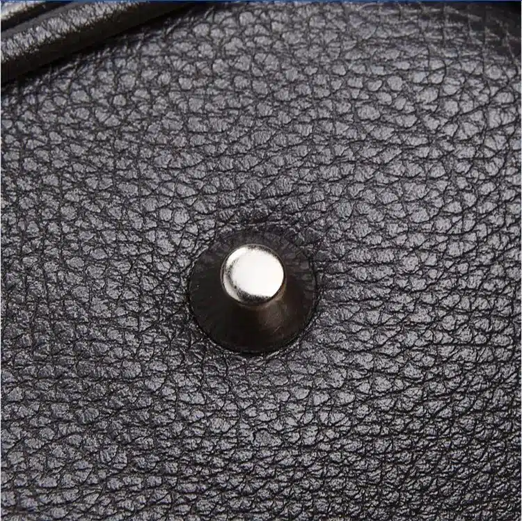 HISUELY 2017 Vintage Skull Shoulder Bags Women Bucket Pu Leather With Silk Female Black Handbags Ladies Casual Chain Tote Bag 23